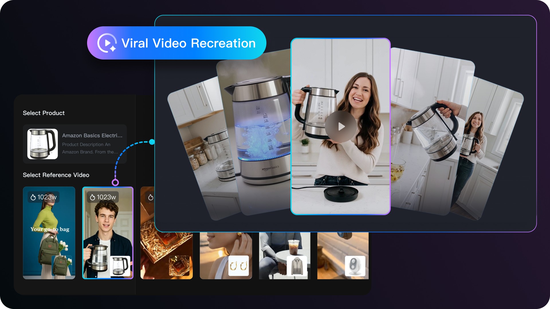 Viral Video Recreation feature preview