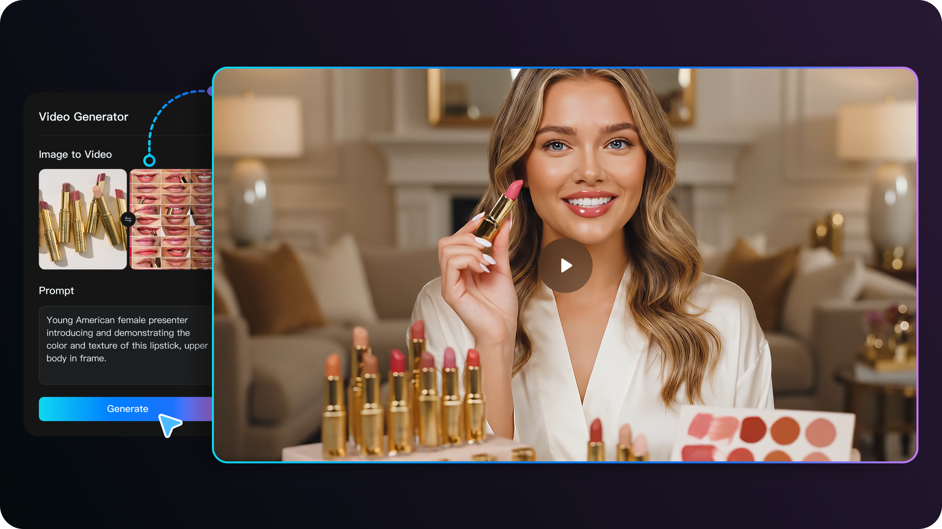 AI Video Generator feature preview